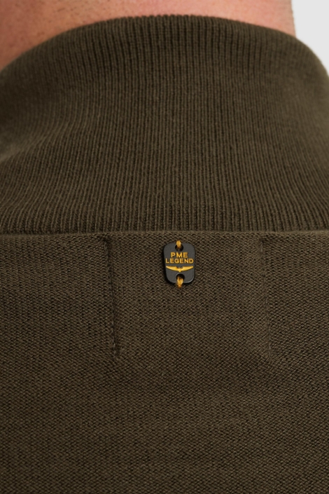 PME legend half zip collar cotton